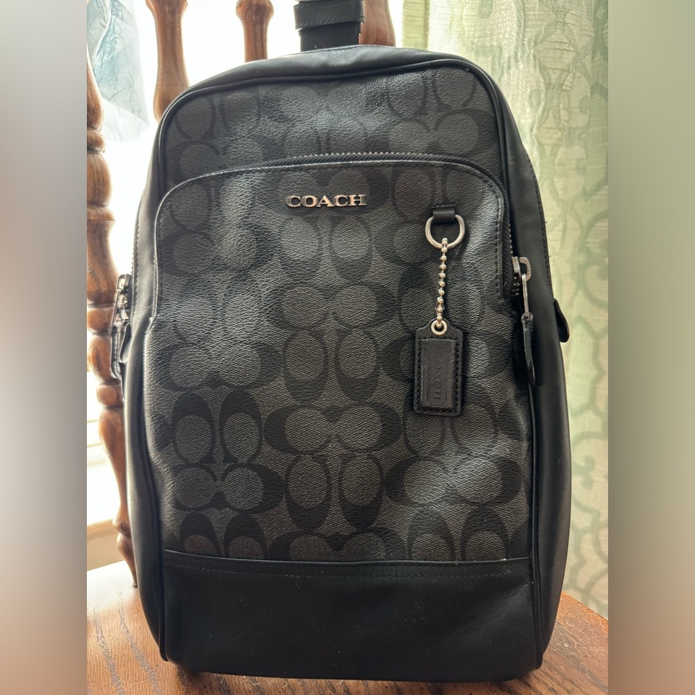 Coach Smooth Canvas Sling